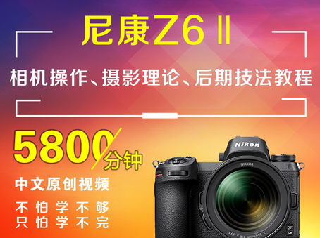 尼康Z6II相机操作、摄影理论、后期技法教程