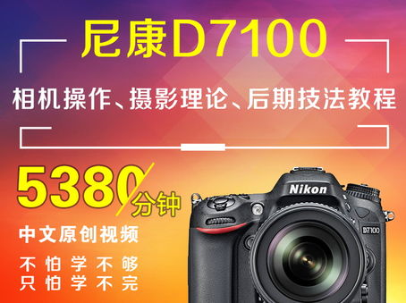 尼康D7100相机操作、摄影理论、后期技法教程